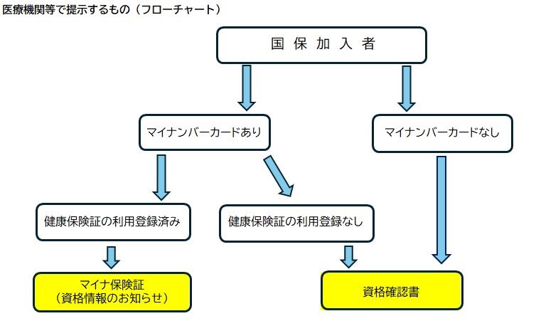 マイナ保険証フローチャート