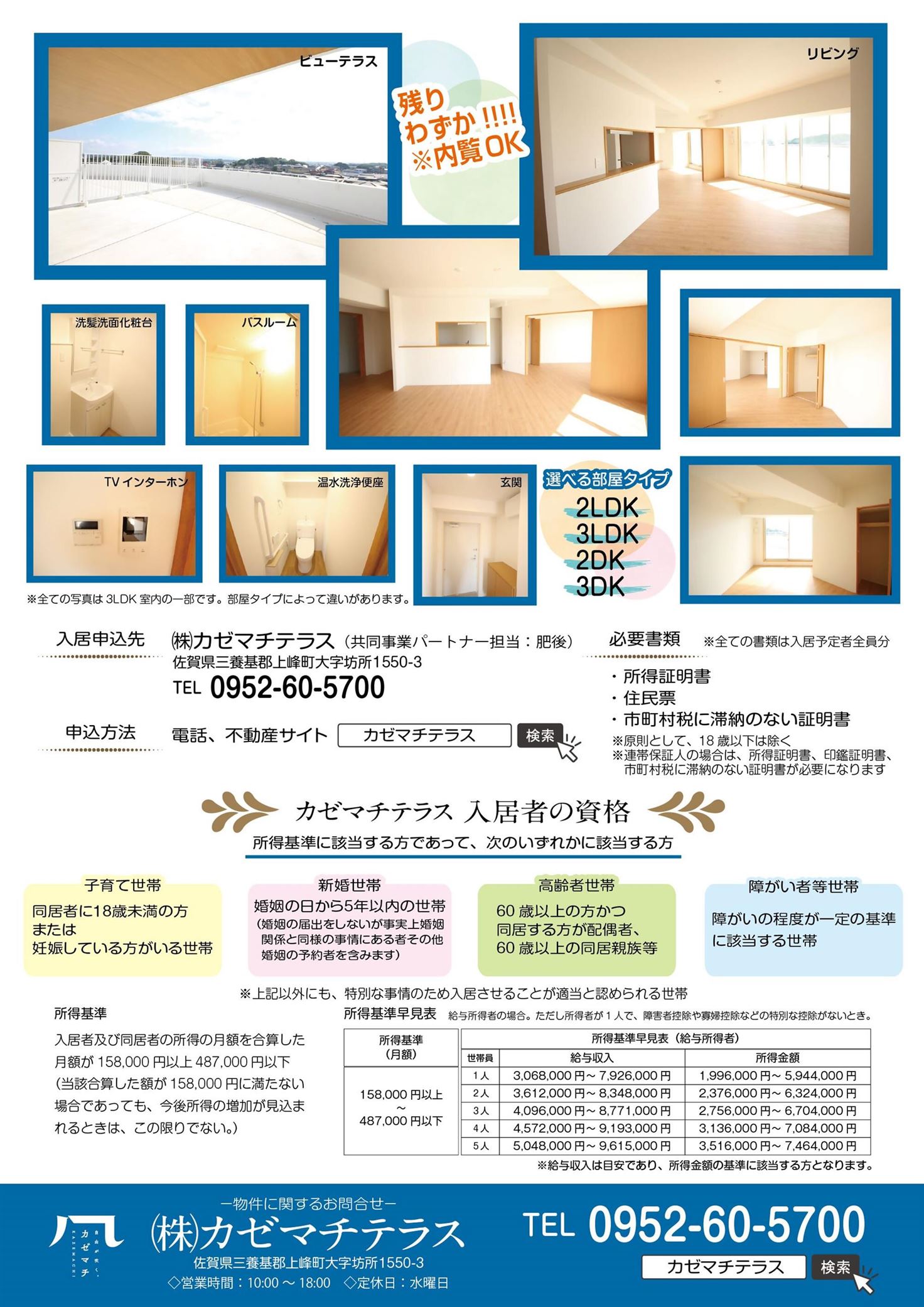 定住促進住宅チラシ裏